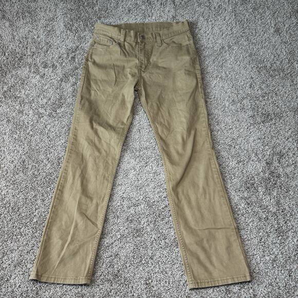 Levis 511 Pants Mens 30x30 Beige/Tan All Seasons Tech Chino - Picture 1 of 11